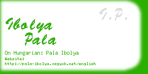 ibolya pala business card